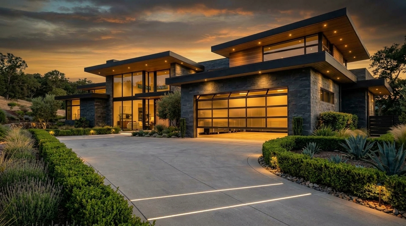 Roseville Garage Door Service Garage Door Gliding Open Revealing Warm Illuminated Interior